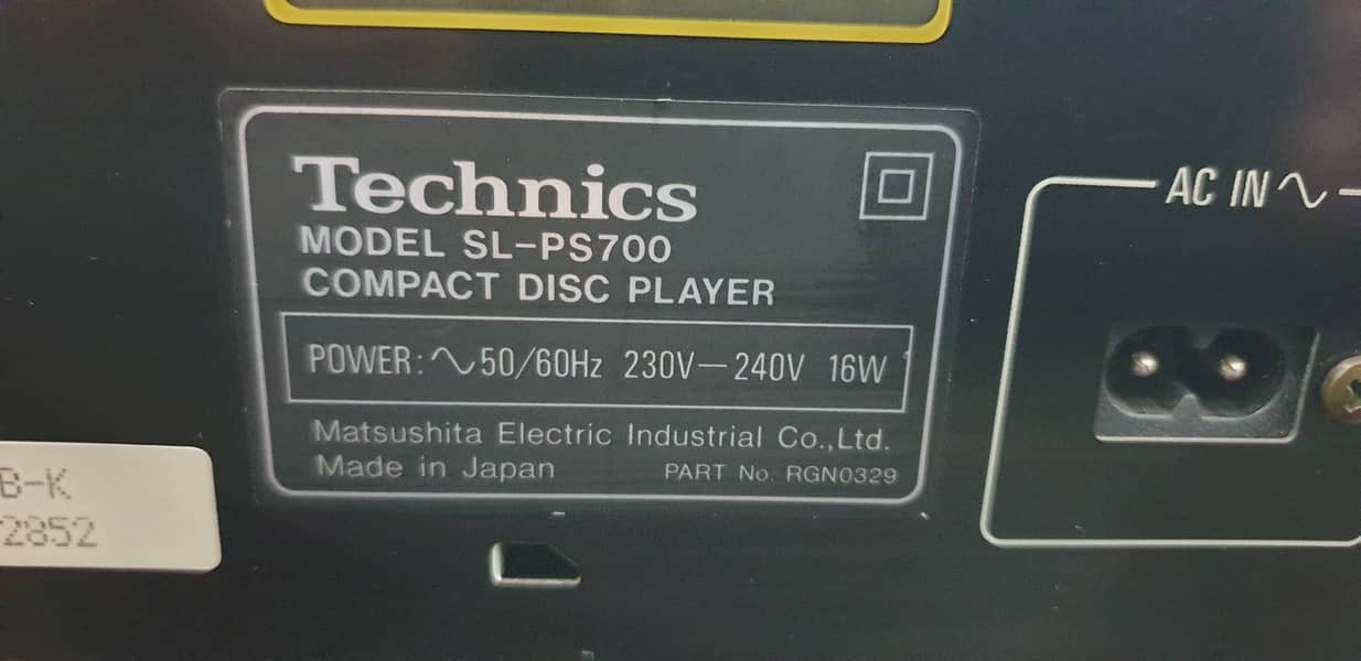 Technics CD Player 7