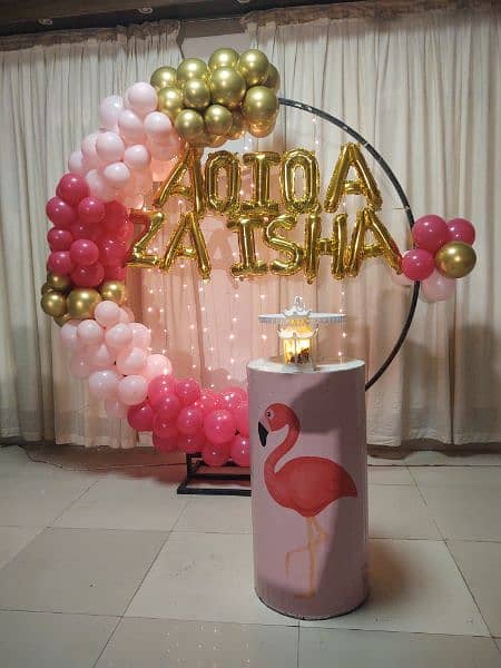 Baloon decore/birthday/aqeeqa/baby welcome/magic /jumping 6