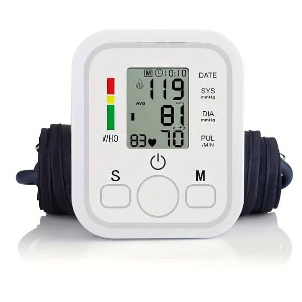 Digital Sphygmomanometer Blood Pressure Monitor LCD 2