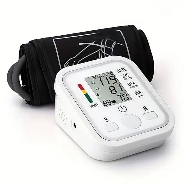 Digital Sphygmomanometer Blood Pressure Monitor LCD 4