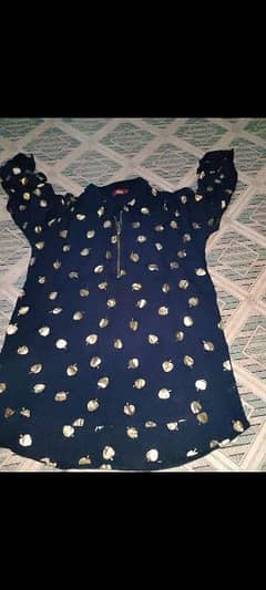NAVY BLUE FANCY PARTY SHIRT.