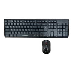 ECOSTAR WIRELESS KEYBOARD AND MOUSE SET - NEW (BLACK)