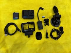 GoPro Hero 10 with Mic Adapter & Accessories