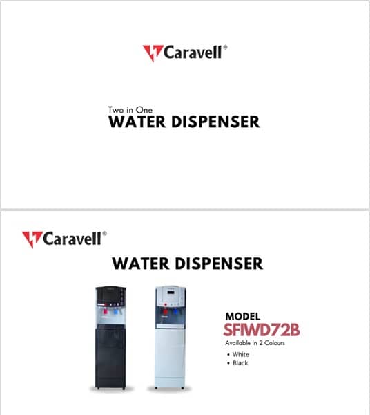 Caravell water dispenser with fridge 5