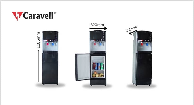 Caravell water dispenser with fridge 6
