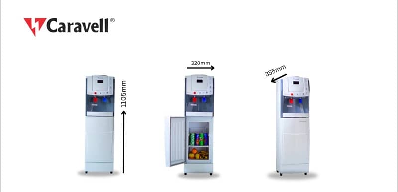 Caravell water dispenser with fridge 7