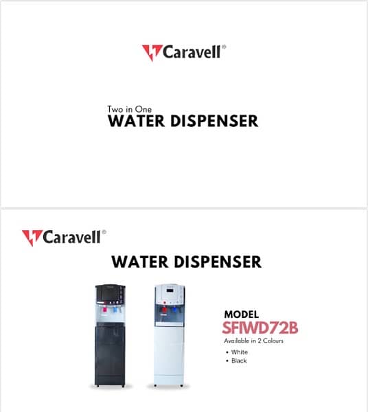 Caravell water dispenser with fridge 8