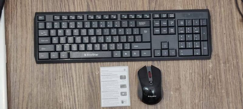 ECOSTAR WIRELESS KEYBOARD AND MOUSE SET - NEW LIMITED STOCK 12