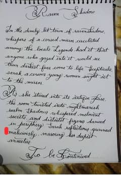 beautiful handwriting