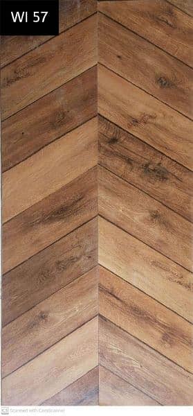 Parquet laminate Wooden Floors, Wallpaper, pvc skirting. 7