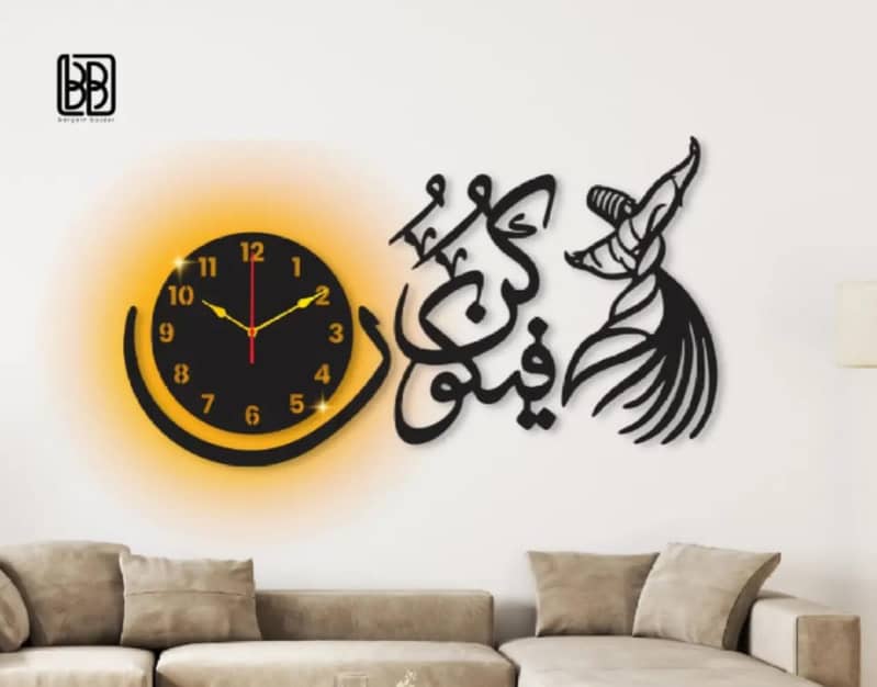Wooden Decoration clocks For Wall Designing 0