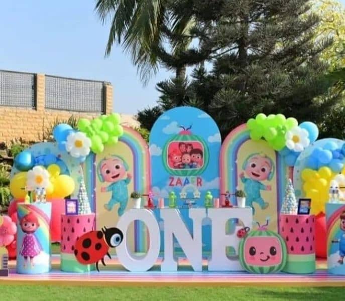 Birthday parties decoration  balloon decorate event planner magic show 2