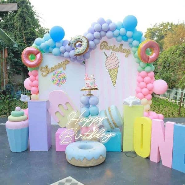 Birthday parties decoration  balloon decorate event planner magic show 11