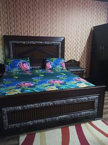 double bed set with mattress 5