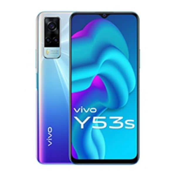 Vivo y53s mobile 8+8/128 no open no repair good condition box+Charger 0