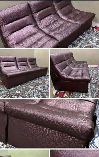 selling almost new sofa chairs 7 pieces 2