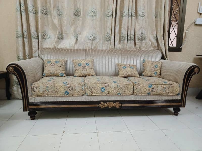 sofa set 7 seaters with 2 chairs 6