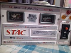 stac stabilizer  1600 watt 5 relay