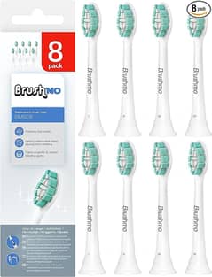 Brushmo Replacement Toothbrush Heads Compatible with Philips Sonicare