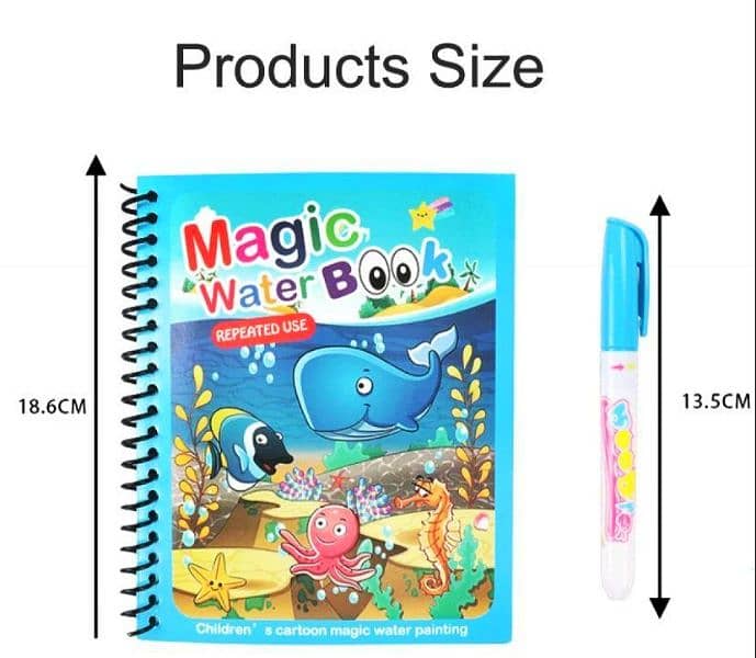 Magic Water Coloring Book For Kids 0