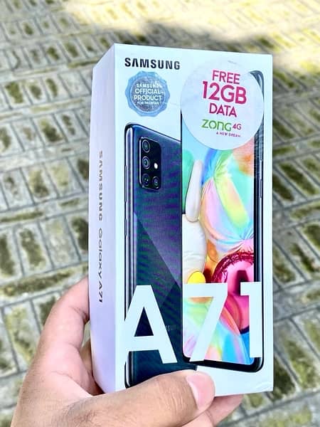 Samsung galaxy A71 128gb/8gb pta approved dual sim 0