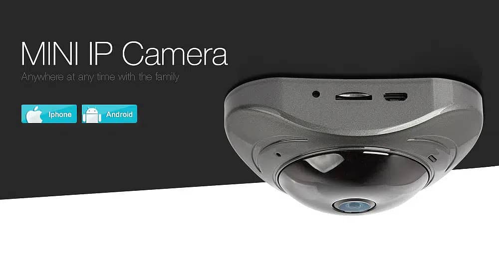 360 Fisheye Wifi Panorama IP Wireless CCTV Camera 360 Degree 960P 3D 1