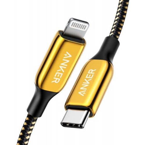 Anker Special Edition 24K Gold USB-C to Lightning Cable A8843HB1 2