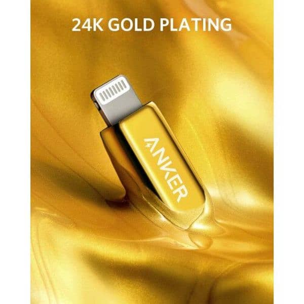 Anker Special Edition 24K Gold USB-C to Lightning Cable A8843HB1 3