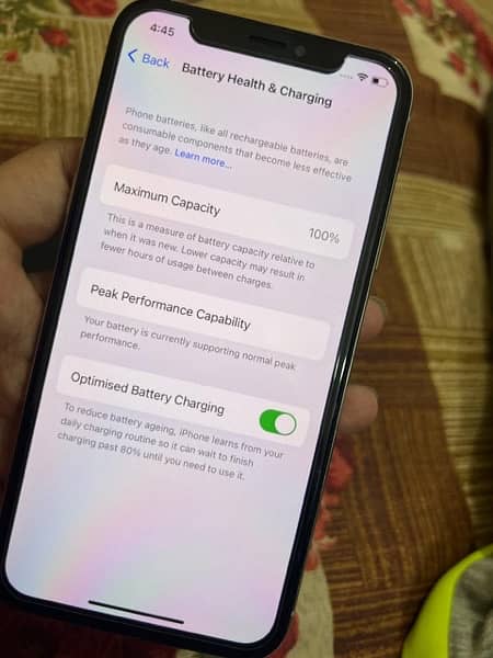 Iphone x Pta approved 256 gb with box , face id disabled 5