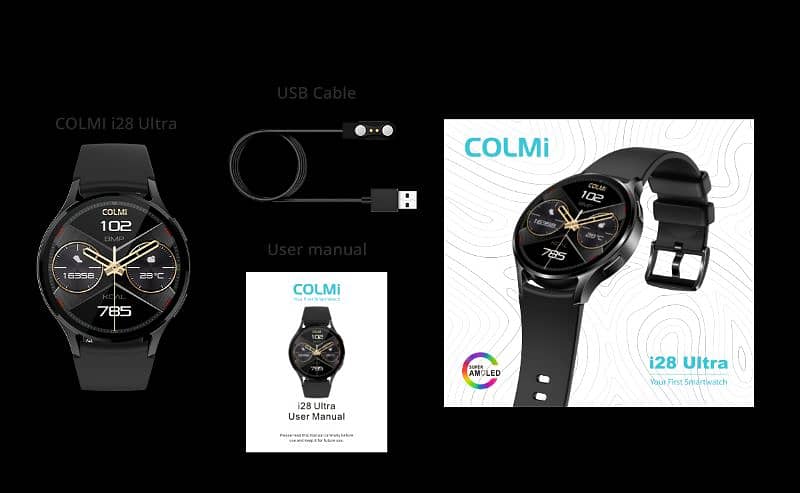 COLMI i28 Ultra Al Smartwatch
AMOLED Display Bluetooth Calling New 9