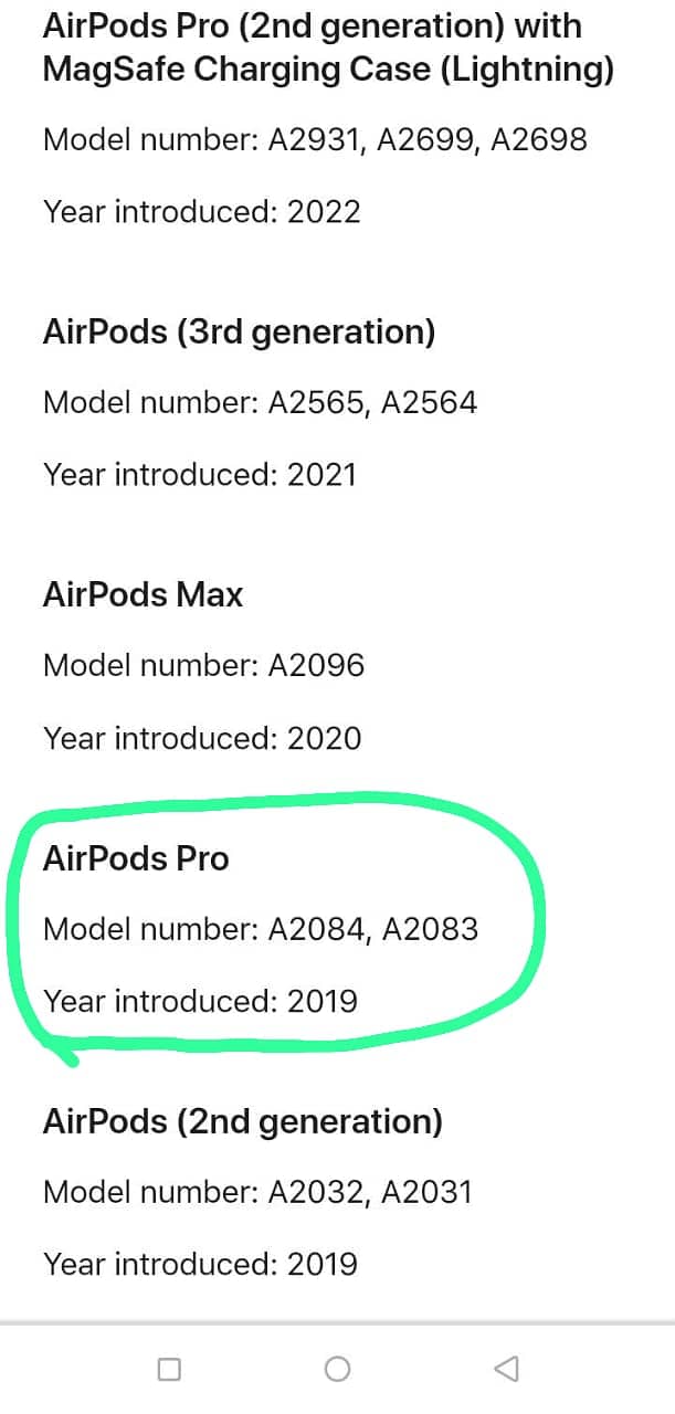 Airpods Pro 1st generation 2019 4
