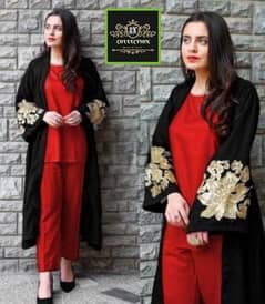 Sequence Embroidered Black Color Gown With Different Inner Trouser