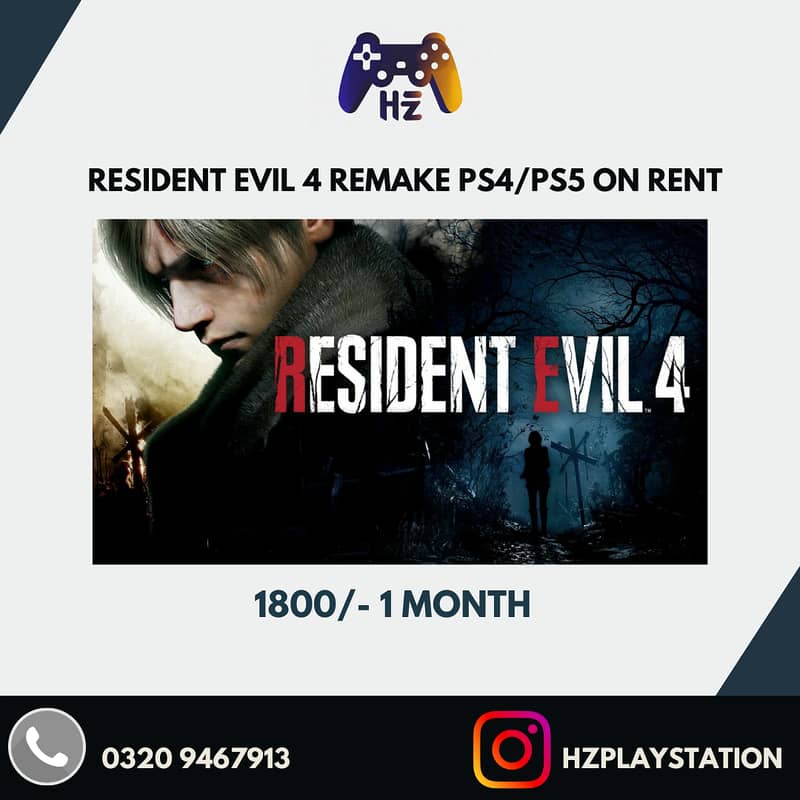 Resident Evil 4 Remake PS4 PS5 CHEAP RNT 0