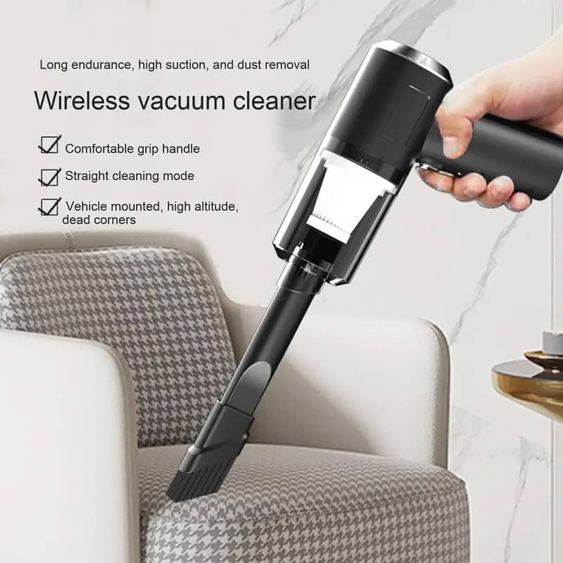 New Stock Vacuum Cleaner Powerfull Rechargeable Cordless Handheld 4
