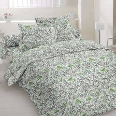 Million Dollar Bed Sheet (Luxurious Real Dollar Print)