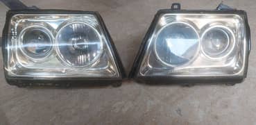 Toyota Hilux tiger 2001-2005 projector headlights & crystal backlight