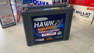 HAWK HT-1800 Tubular Battery 180 Ampere