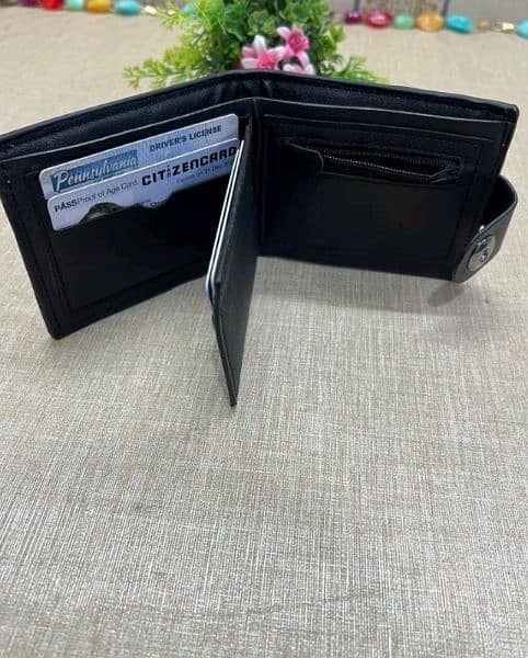 Chandair Men's Brown Genuine Leather Wallet - Casual Bifold With Coin Pocket