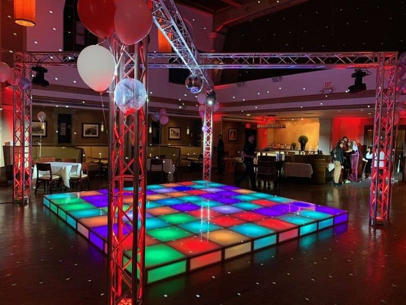 Smd Screen Dj system Truss Lights Projector Led Dance Floor For Rent 9