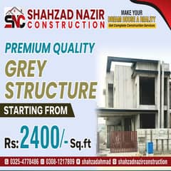Construction Services/Building Contractor/Grey Structure/Renovation