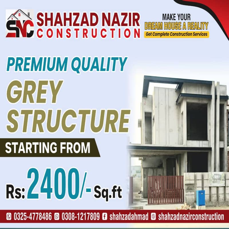 Construction services/building Contractor/Grey structure/Renovation 2