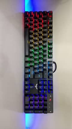 HAVIT Kb-432L Mechanical Gaming Keyboard 105 Keys DE Layout, Red Swi