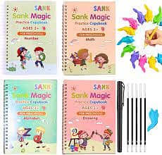 Sank Magic Kids Practicing 4 Copybooks with Pen & Refills 5