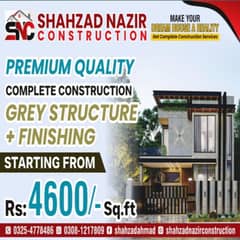 House Construction And Renovation Services/Grey structure/Building