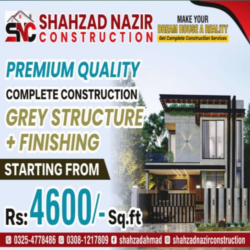 Construction services/building Contractor/Grey structure/Renovation 3
