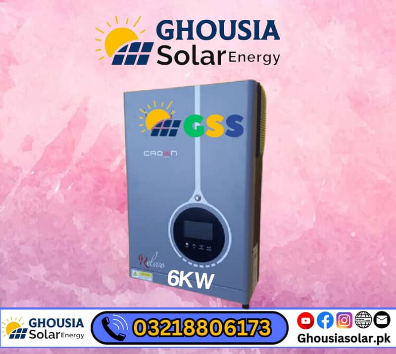 CROWN  6kw elego6 SOLAR INVERTER Pure Sine Wave 3