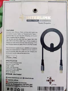 type C to iphone cable and airbuds audionic RS 2500 USED Like New