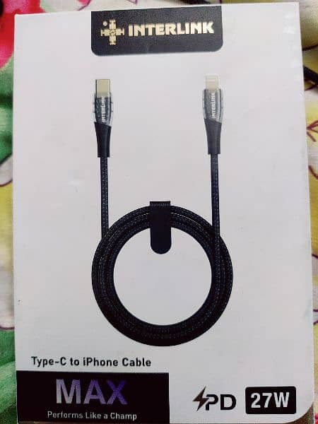 type C to iphone cable 1