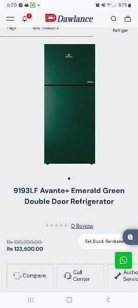 Dawlance Avante+ fridge for sale 2