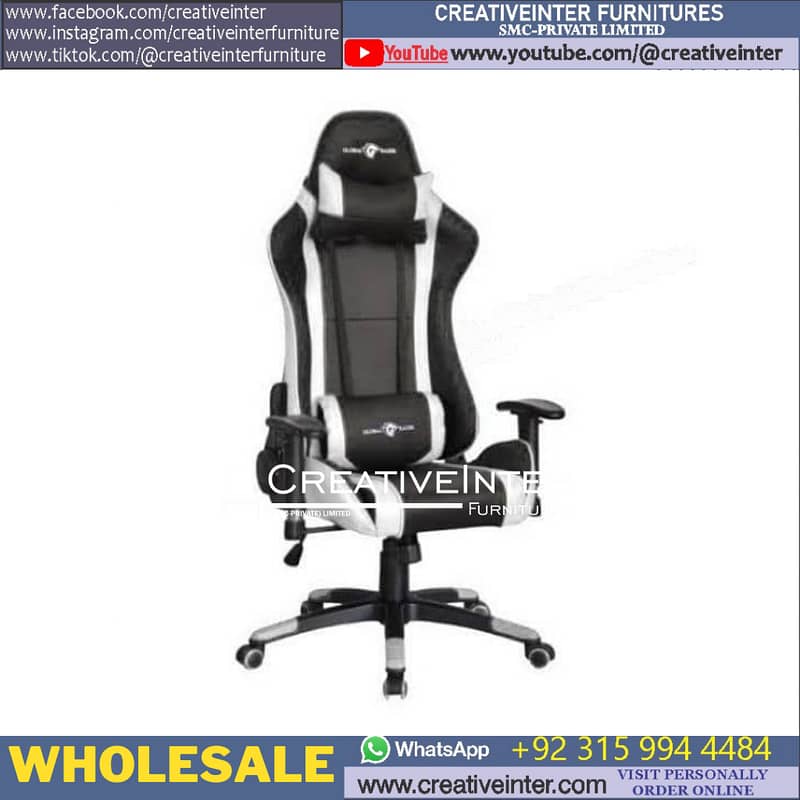 Global Razer Gaming Chair Office Computer table Executive Desk Study 8